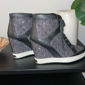 Jimmy Choo wedge boots (USED 1 TIME)
